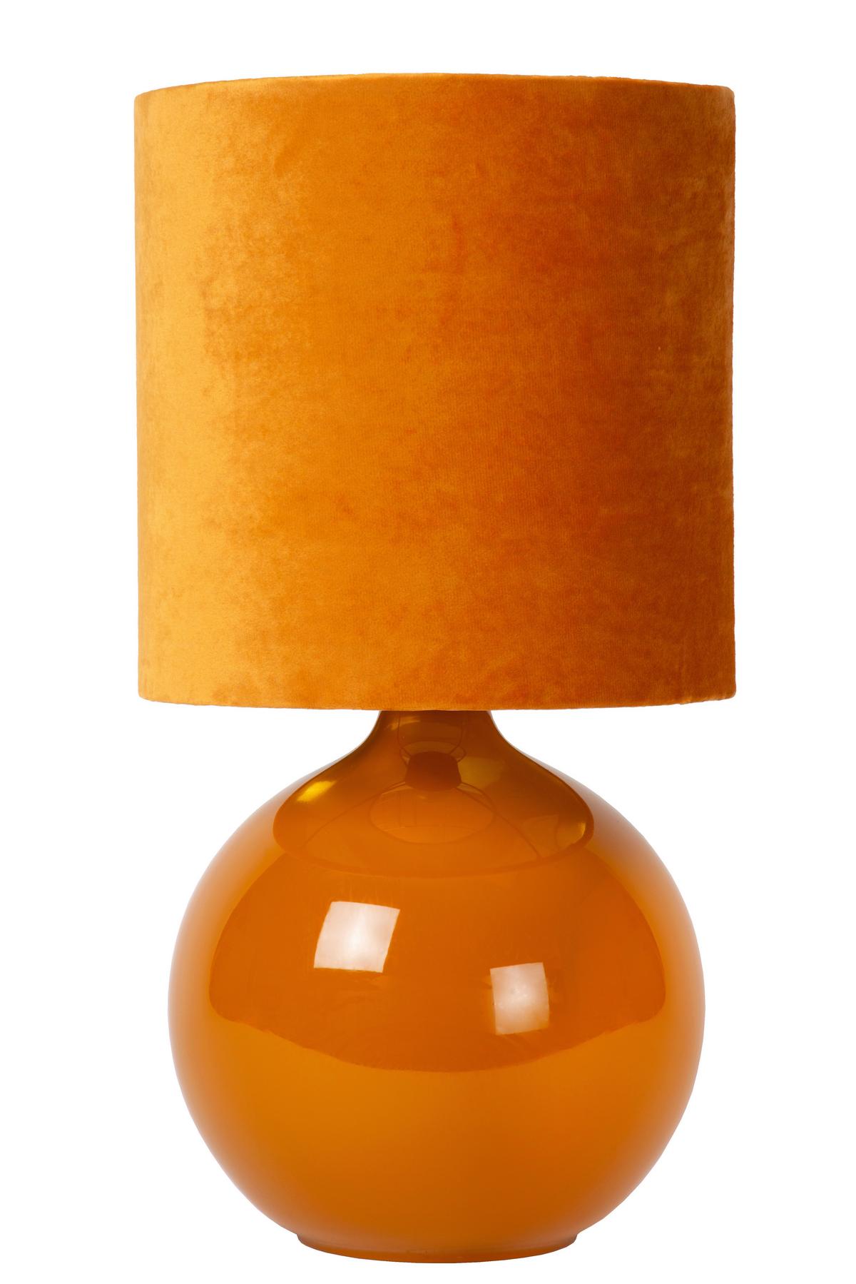 LAMPA STOŁOWA 10519/81/44 ESTERAD - ciemnożółty, Lifestyle, szkło (24/24/47cm) - Lucide