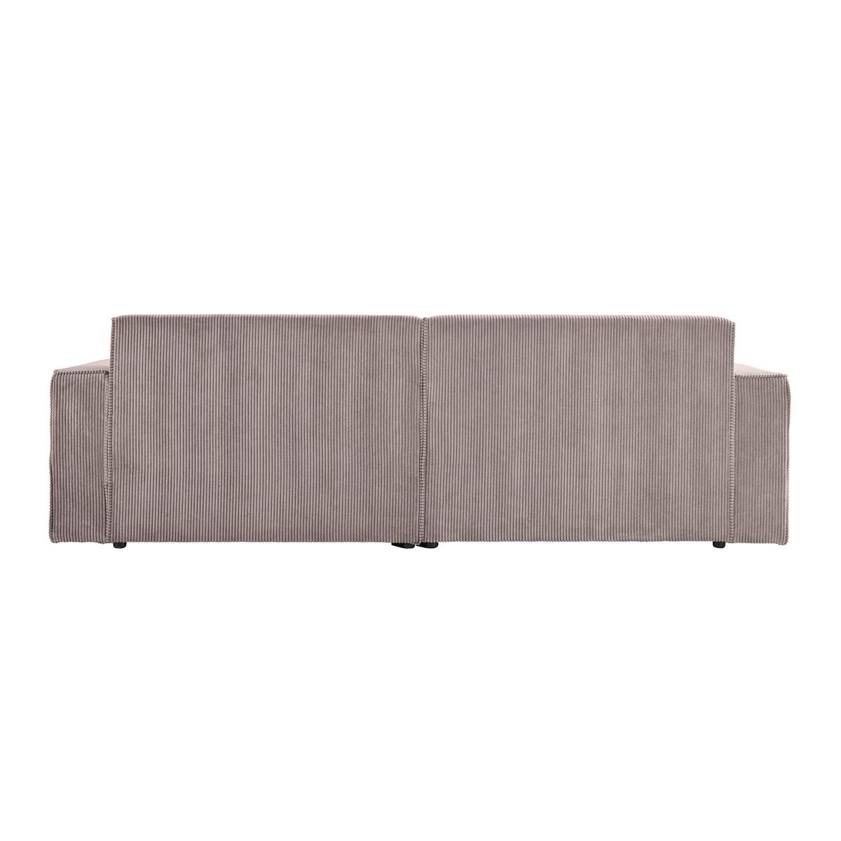 Wohnlandschaft Loft in Graubraun - Graubraun/Schwarz, MODERN, Kunststoff/Textil (265/75/172cm) - Mömax