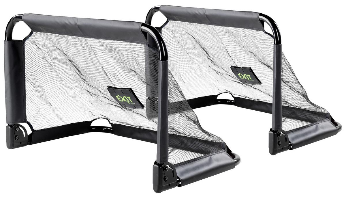 Nogometni Gol Exit Pico, 2 Kos - črna, Konvencionalno, kovina/umetna masa (90/60/60cm) - EXIT Toys