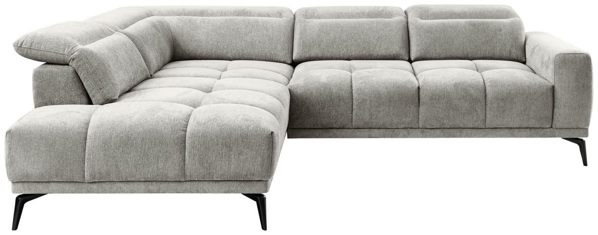 Kutna Garnitura Elch - zelena/svijetlo siva, Moderno, tekstil/metal (214/81-96/281 CMcm) - Premium Living