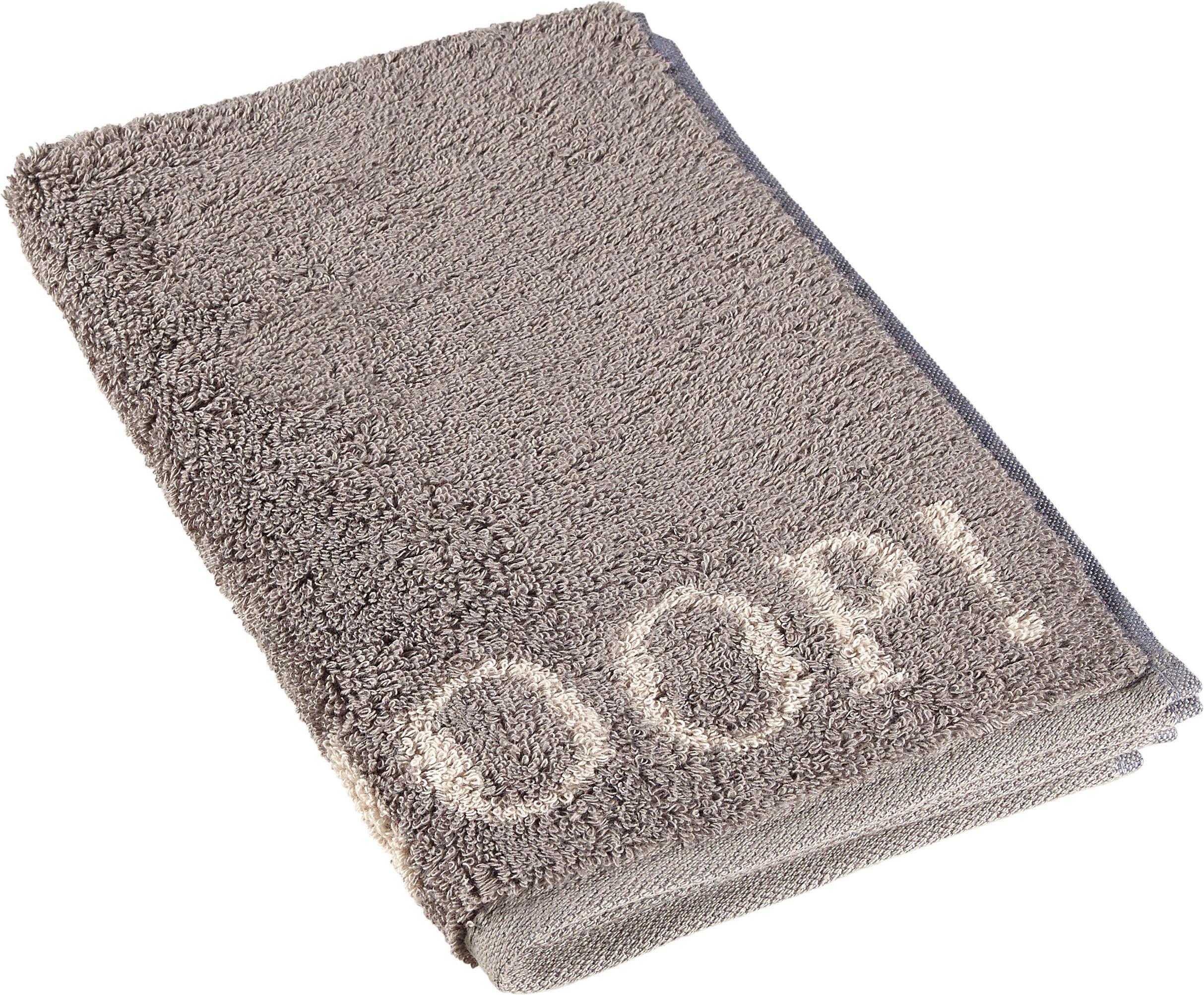 RĘCZNIK DLA GOŚCI JOOP! CLASSIC DOUBLEFACE - kolor grafitowy/szary, Basics, tkanina (30/50cm) - Joop!