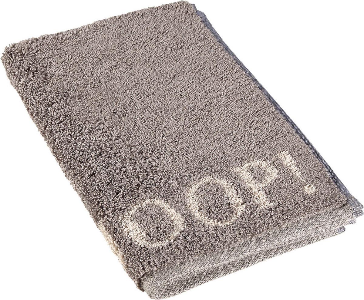 RĘCZNIK DLA GOŚCI JOOP! CLASSIC DOUBLEFACE - kolor grafitowy/szary, Basics, tkanina (30/50cm) - Joop!