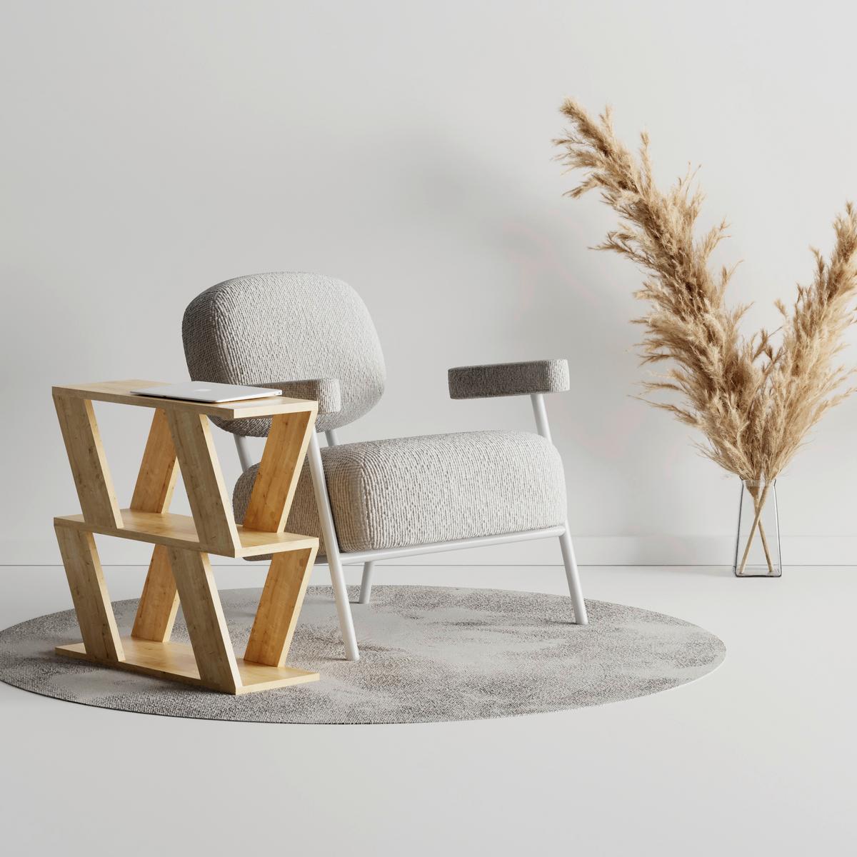Mizica Lazena - barve hrasta, Design, leseni material (60/56/22cm) - Livetastic