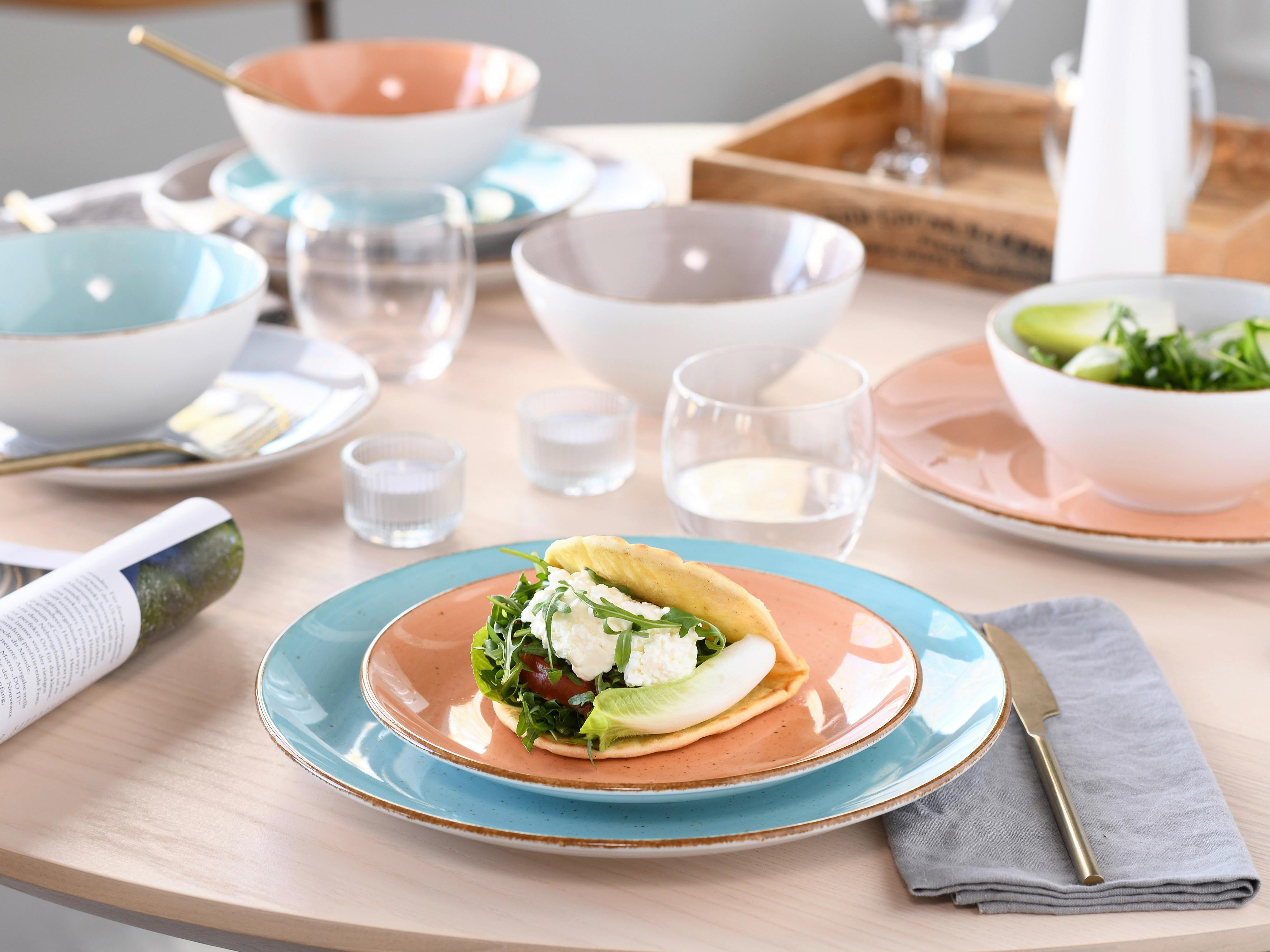 Kombinirani Servis Vintage Nature Bunt, 16-Delni - večbarvno, Basics, keramika - Creatable