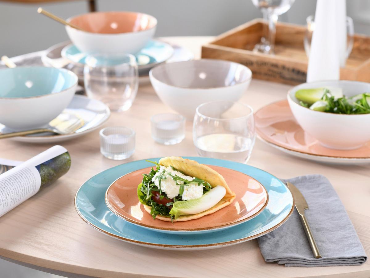 Kombinirani Servis Vintage Nature Bunt, 16-Delni - večbarvno, Basics, keramika - Creatable