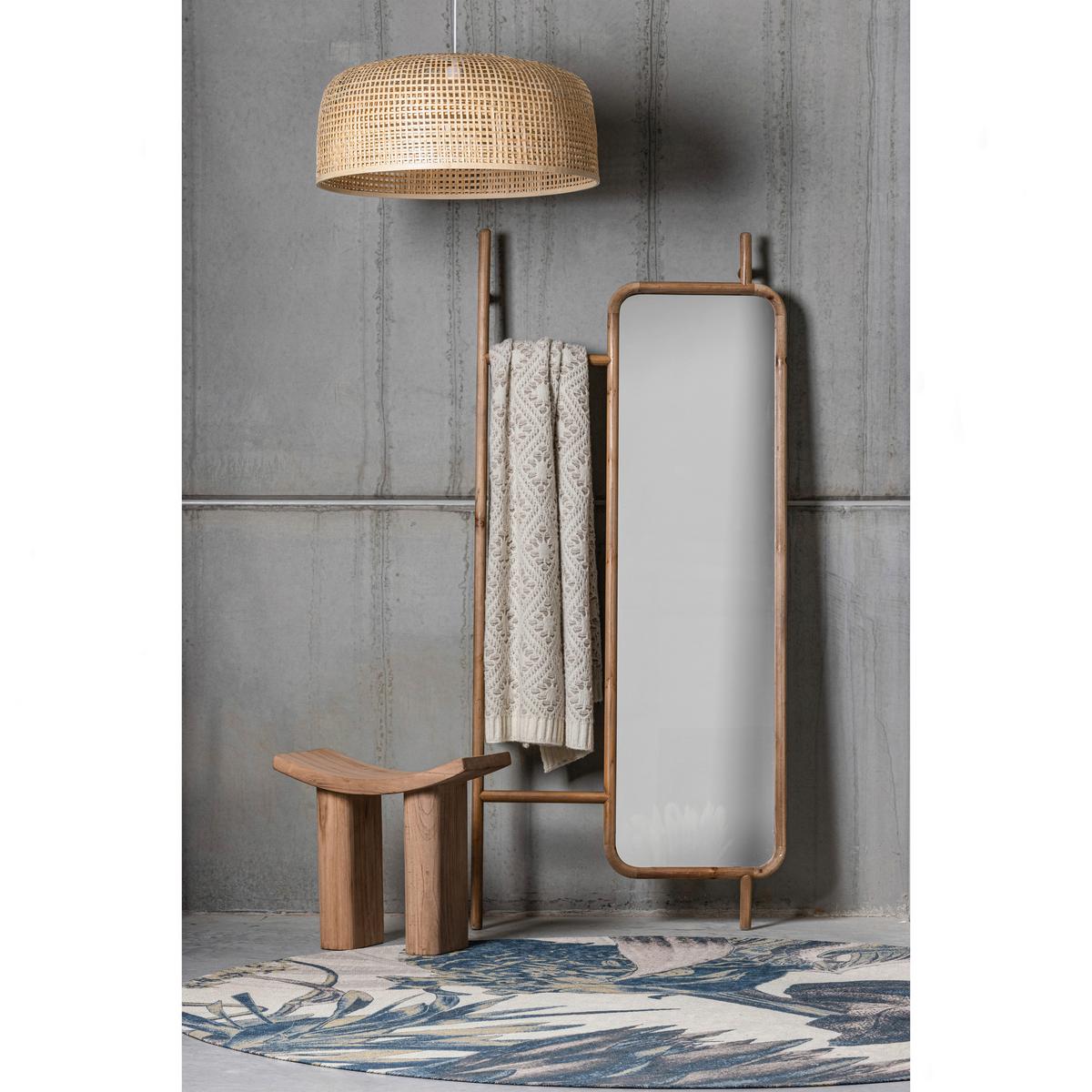 Hocker Japan Holz - Naturfarben, Design, Holz (50/45/25cm) - Livetastic