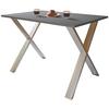 SCHREIBTISCH LONA - Anthrazit/Silberfarben, Design (160/80/76cm) - MID.YOU