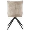 STOL MAYA - beige/svart, Modern, metall/textil (49/89/65cm) - Premium Living