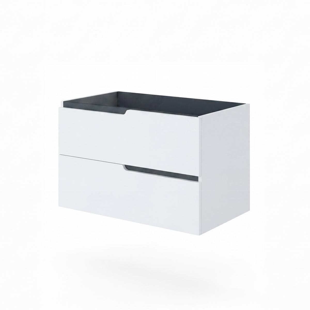 Element Ispod Umivaonika Winter - bijela/antracit, Moderno, drvni materijal (80/51/46cm)