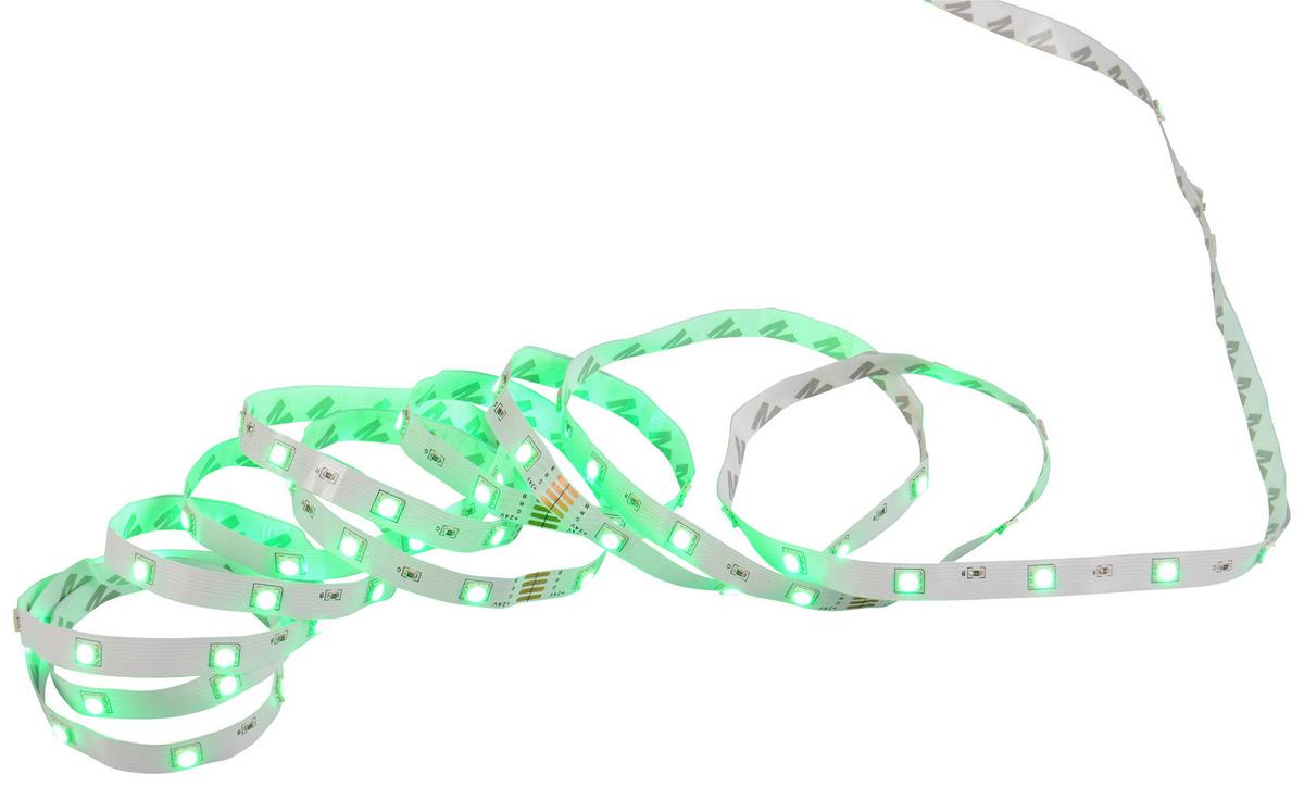 Bandă cu LED Lichti 2 - alb, Konventionell, plastic/metal (500cm) - Mömax