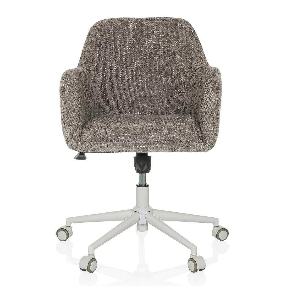 Drehstuhl Solao Home Grau - Weiß/Grau, MODERN, Kunststoff/Textil (58/78/60cm) - MID.YOU