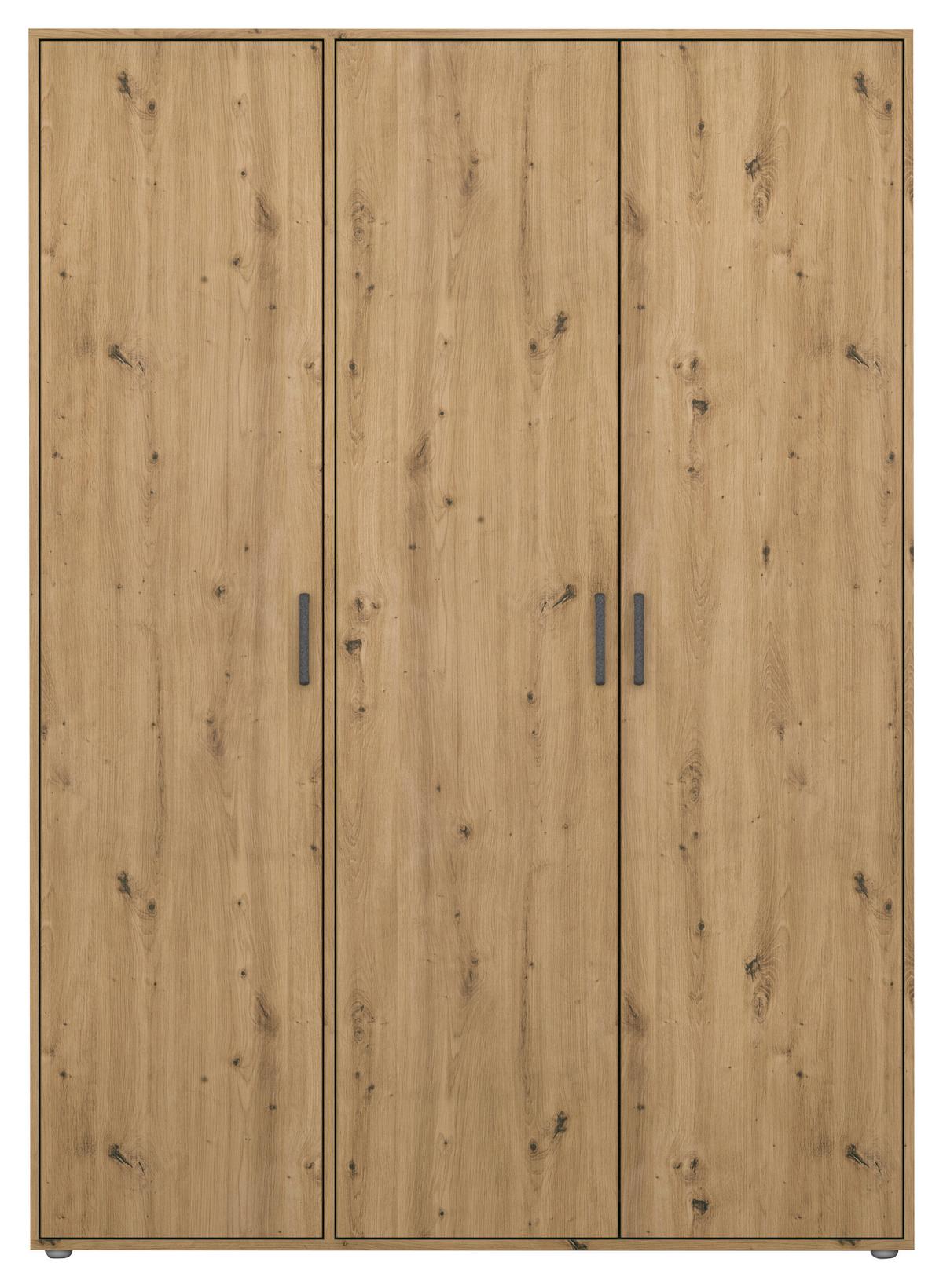 DULAP  USI ROTATIVE VOYAGER - stejar Artisan, Modern, material pe bază de lemn (140/194/53cm) - Modern Living