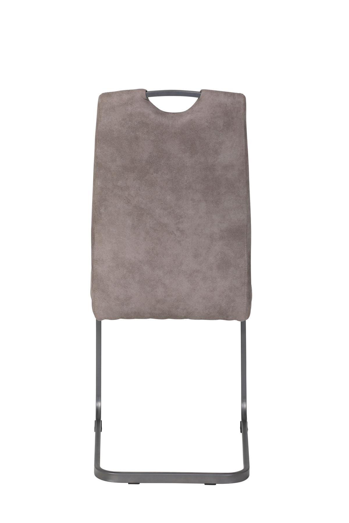 SCHWINGSTUHL-SET CHRISTINA II S 4ER-SET - Grau, MODERN, Textil/Metall (44/61/98cm) - MID.YOU