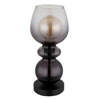 Stolna Svjetiljka Clarity - siva/prozirno, Basics, staklo/metal (15/34,4cm) - Globo
