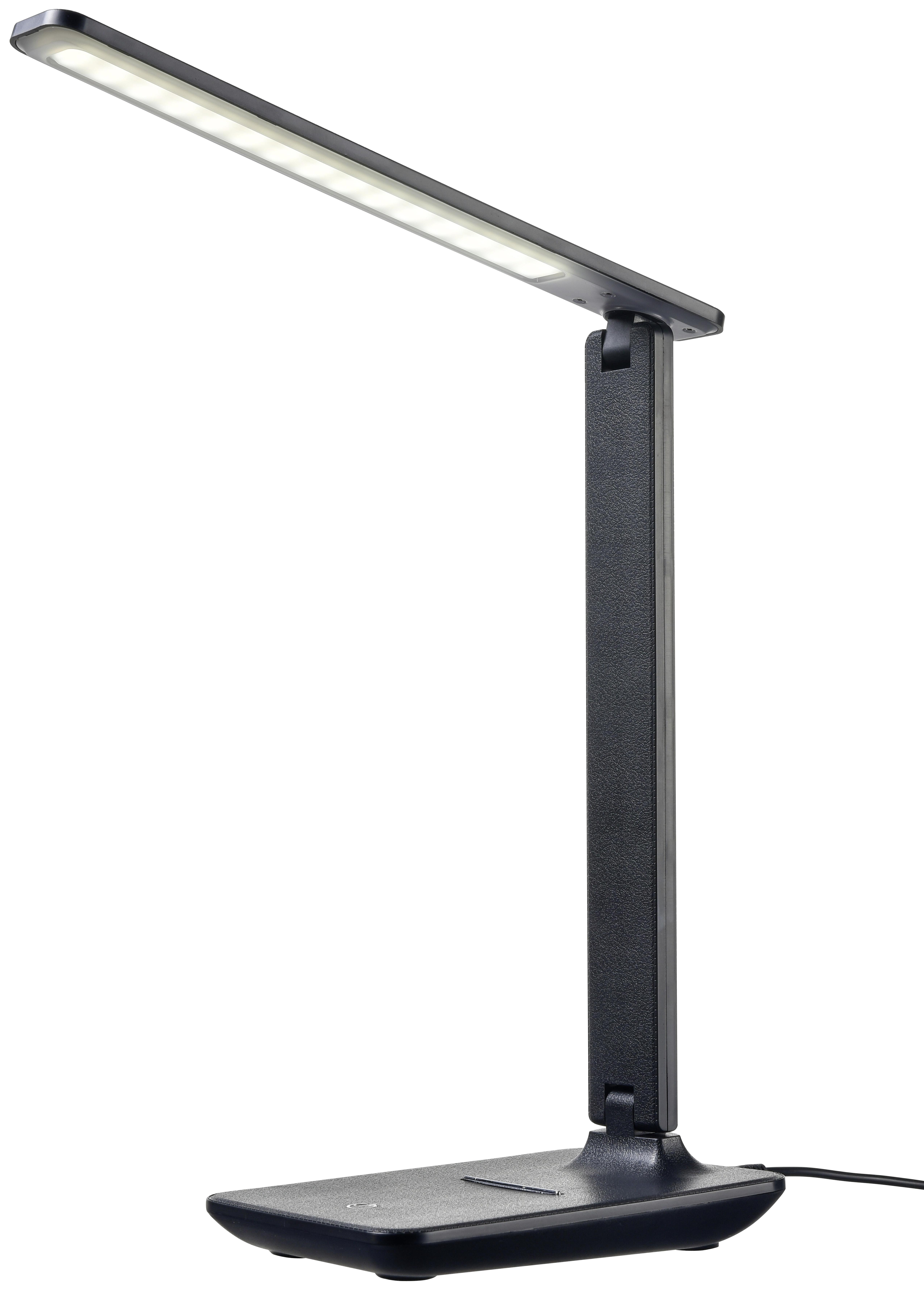 Schreibtischleuchte Denise max. 6 Watt - Schwarz, Lifestyle, Kunststoff (35cm) - Modern Living