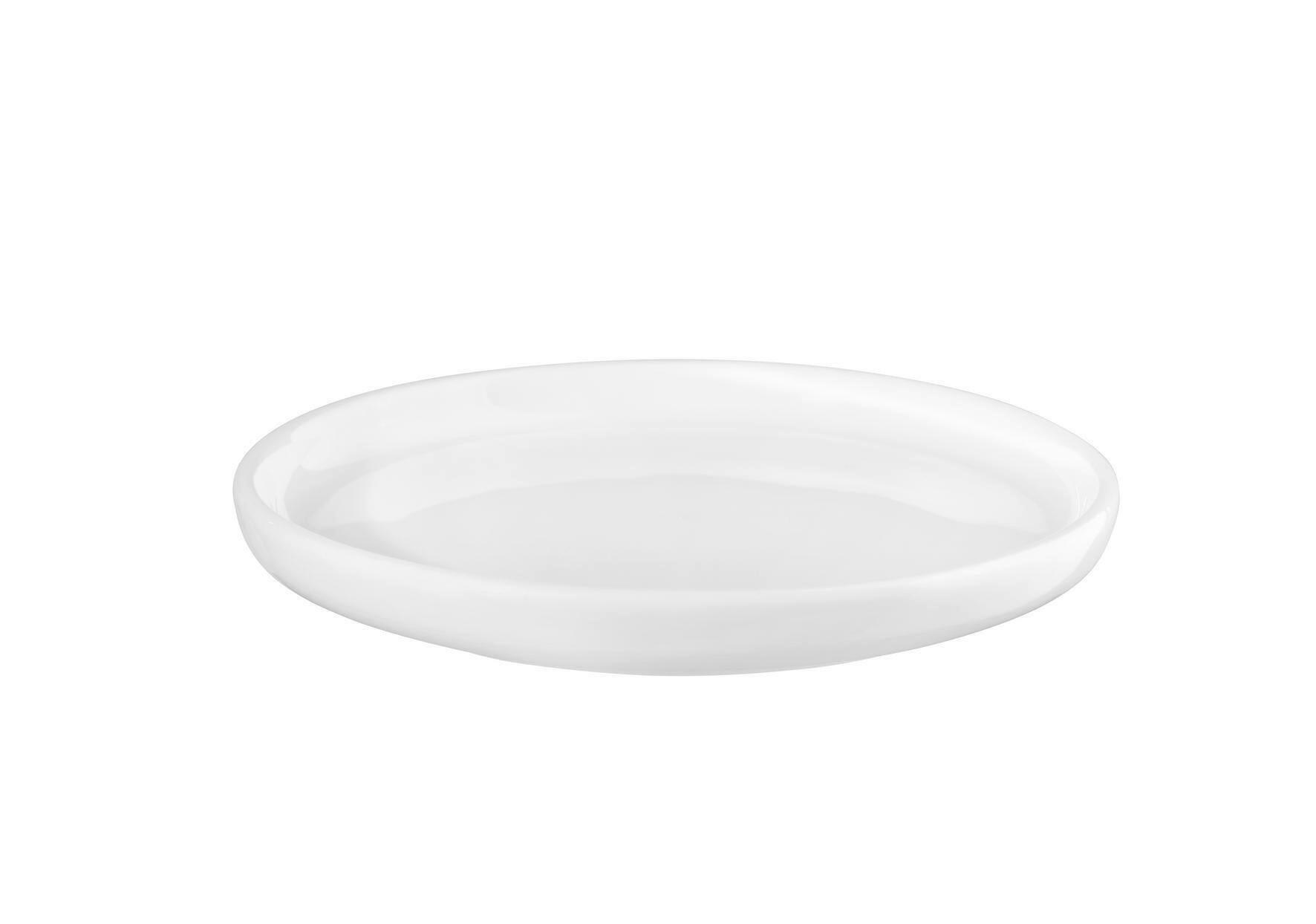 TALERZ 2027013 - biały, Basics, ceramika (8,5/0,8cm) - ASA