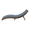 SOLSÄNG NATALIE - grå, Natur, trä/textil (54/18,5/182cm) - Mömax