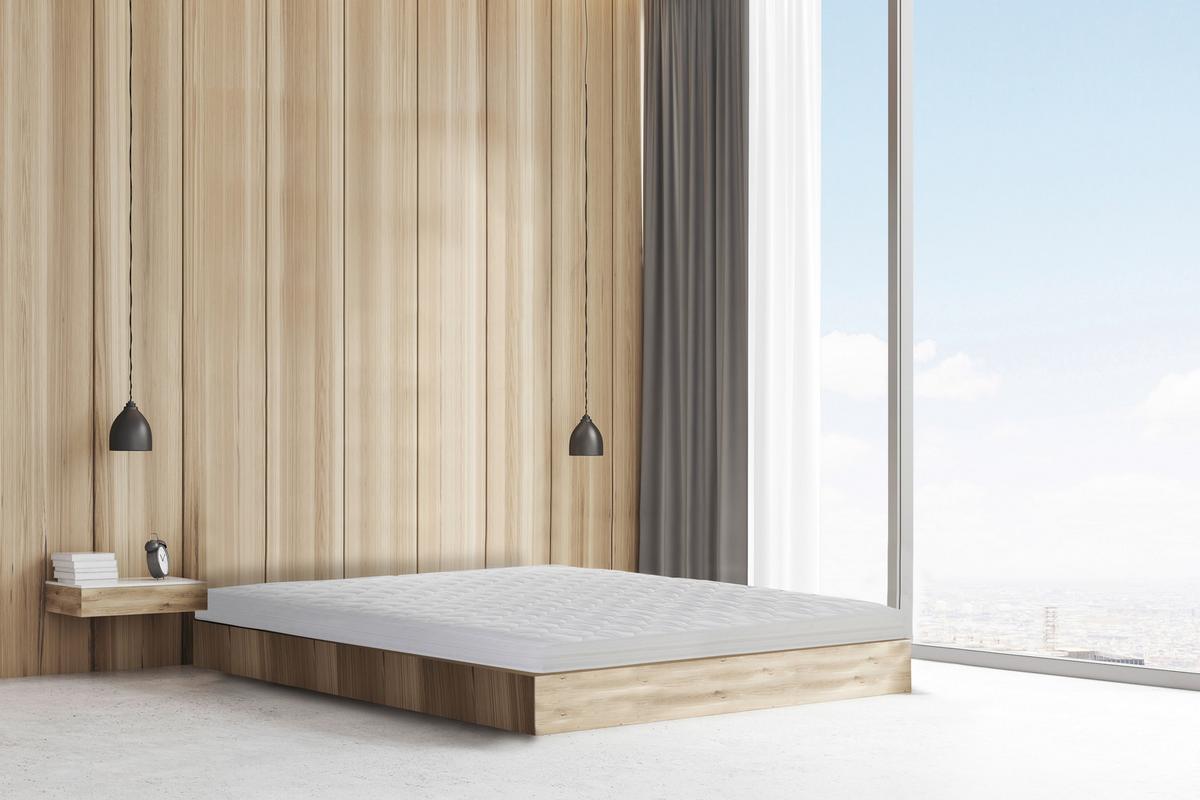 Kaltschaummatratze Caravan H2 ca. 90x190 cm - Weiß, Basics, Kunststoff/Textil (90/190cm) - P & B