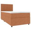 Boxbett Odin Orange ca. 90x200cm - Schwarz/Orange, KONVENTIONELL, Kunststoff/Textil (90/200cm) - Based