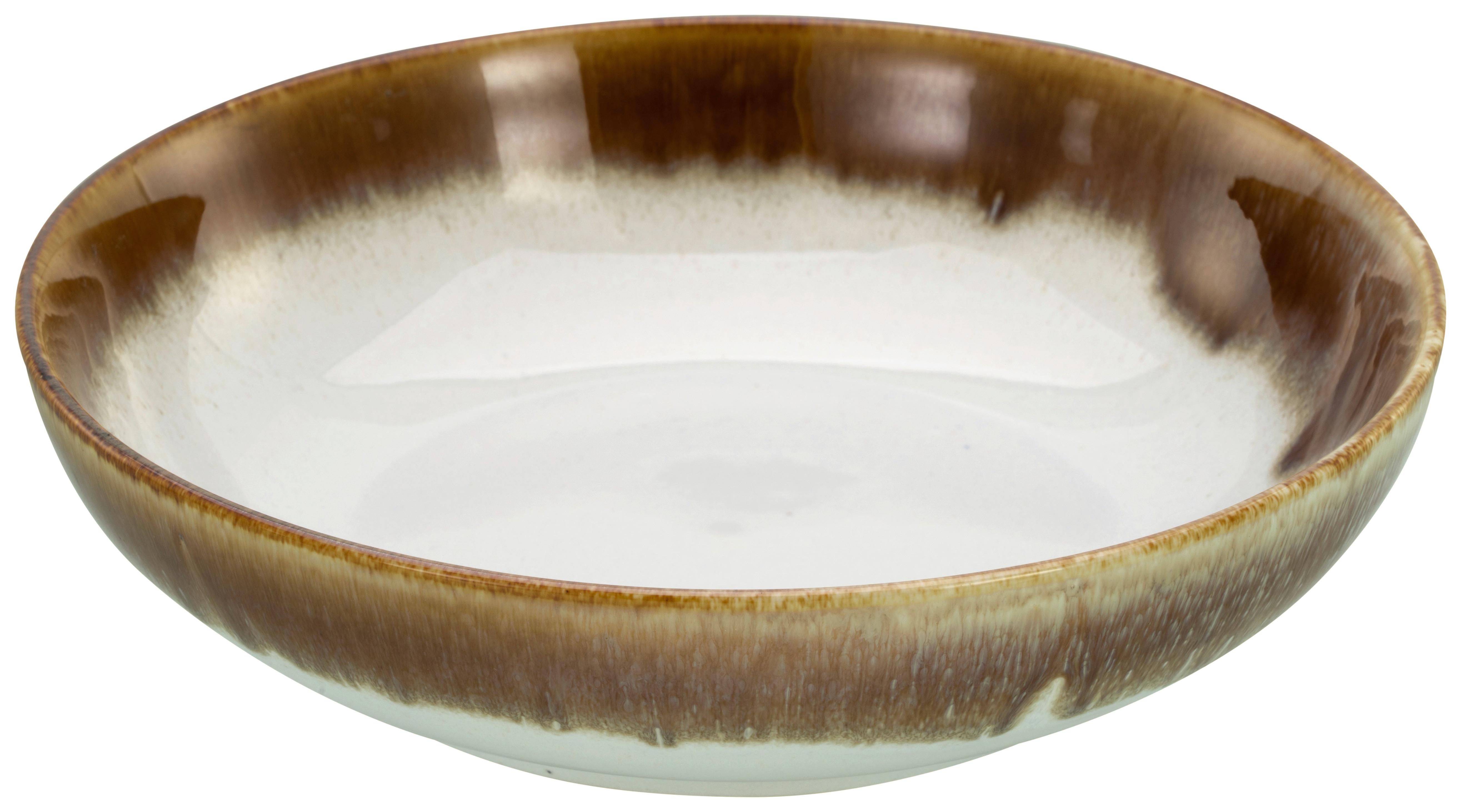 Schüssel Cascade Braun - Braun, MODERN, Keramik (22,5/6cm) - Creatable