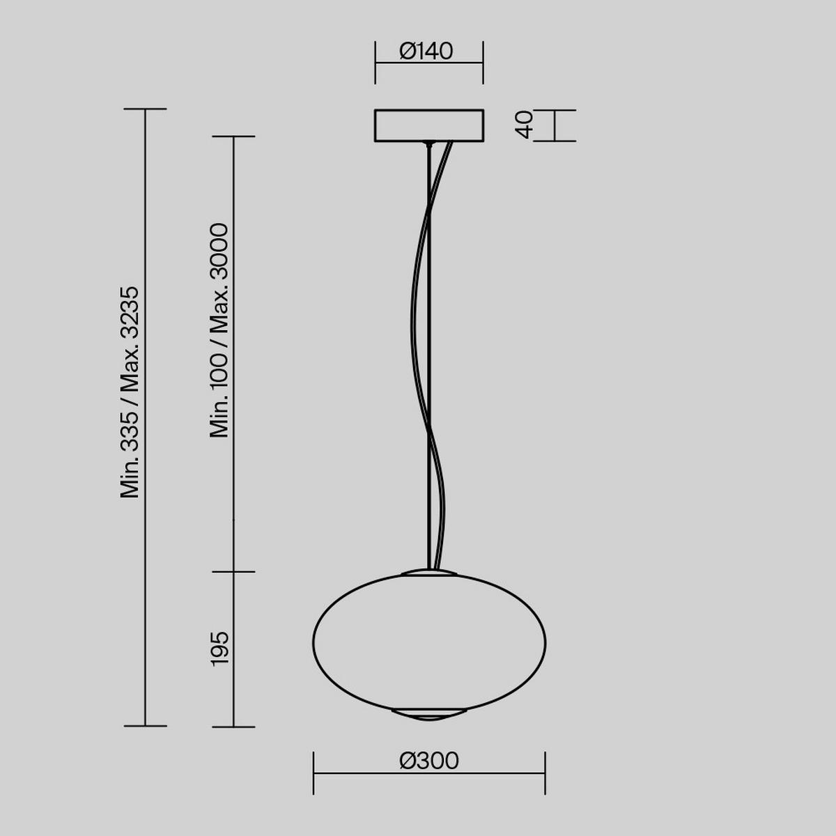 Pendelleuchte Mod397pl-L12ch2.7k - Chromfarben, Design, Metall (30/324cm) - MAYTONI