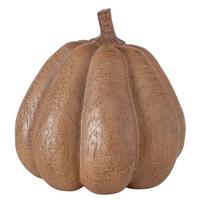 Dekokürbis Curbita I Braun Ø ca. 12,5cm - Braun, Basics, Kunststoff/Stein (12,5/12cm) - Mömax