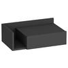 NACHTTISCH HEPHAISTOS - Anthrazit, Design, Holzwerkstoff (60/21,4/35cm) - MID.YOU