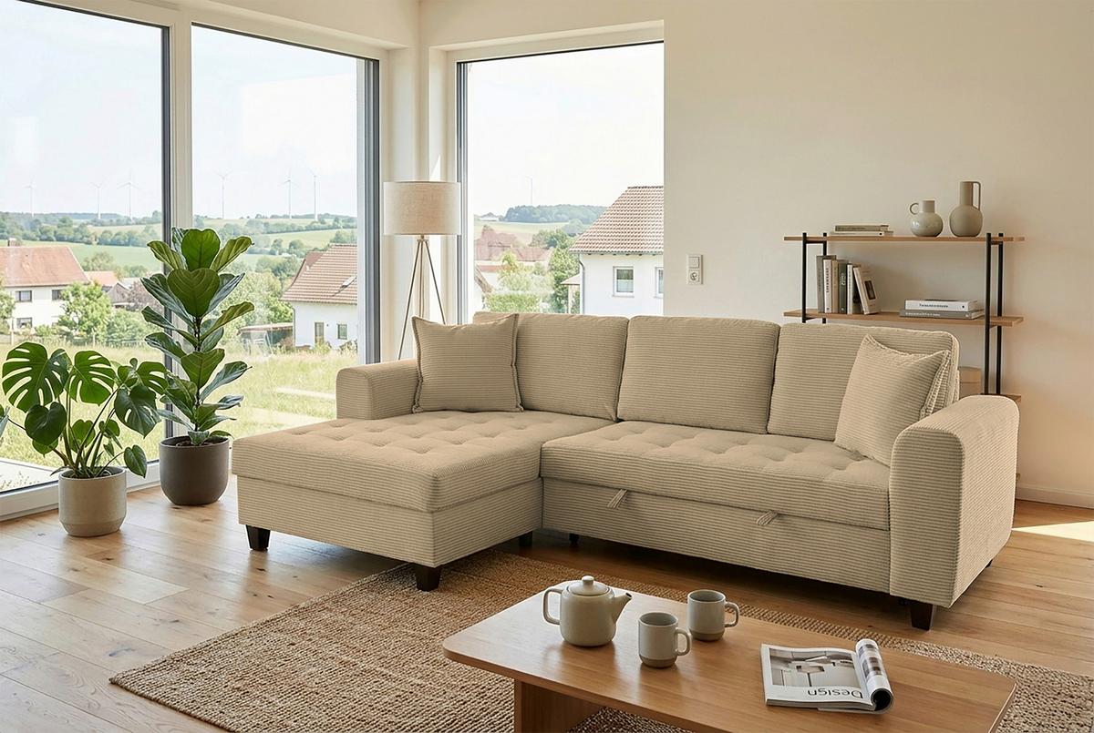 Coltar MORITZ - caramel, Trend, textil (155/265cm) - Modern Living
