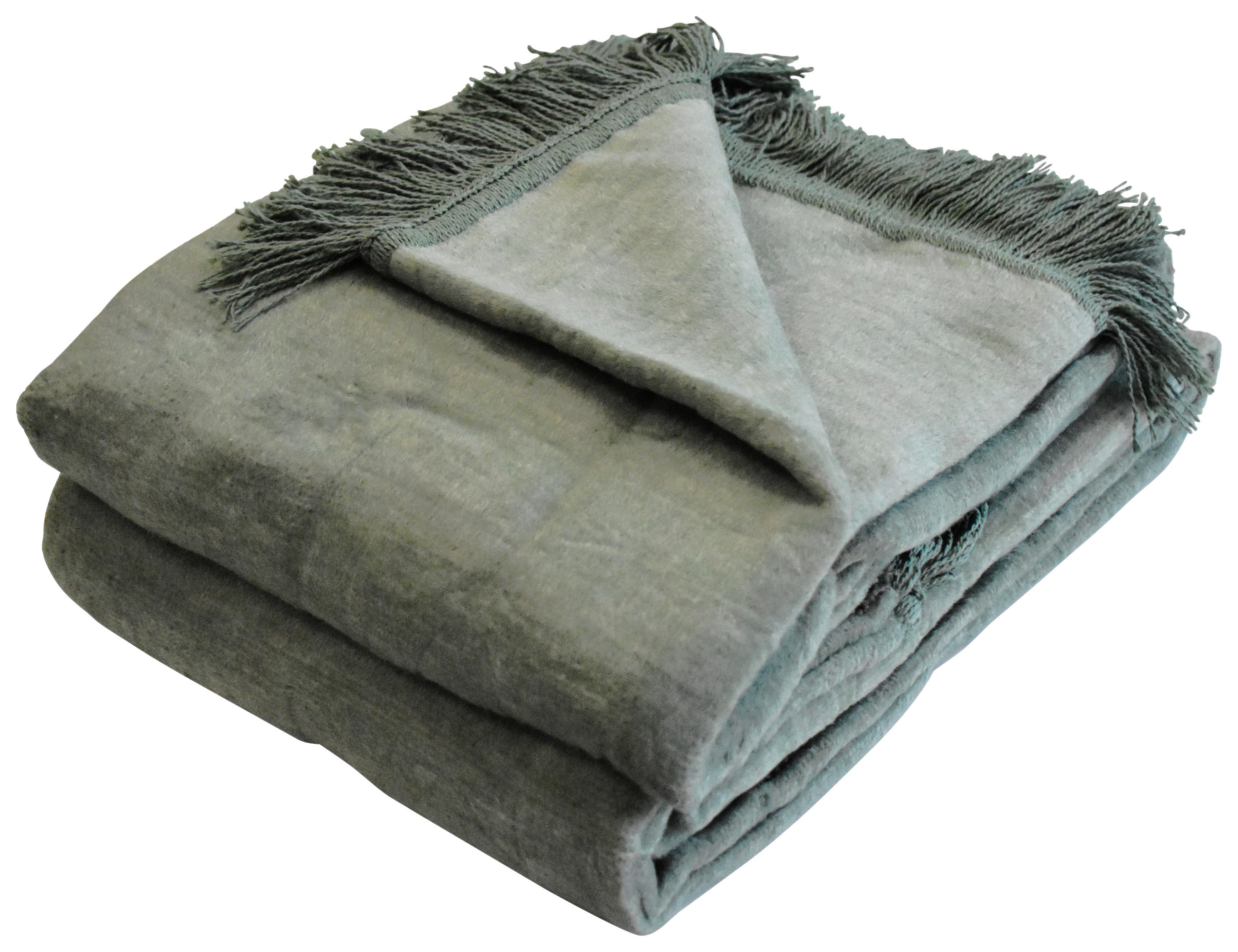 Pătură El Sol - verde deschis, textil (150/200cm) - Modern Living