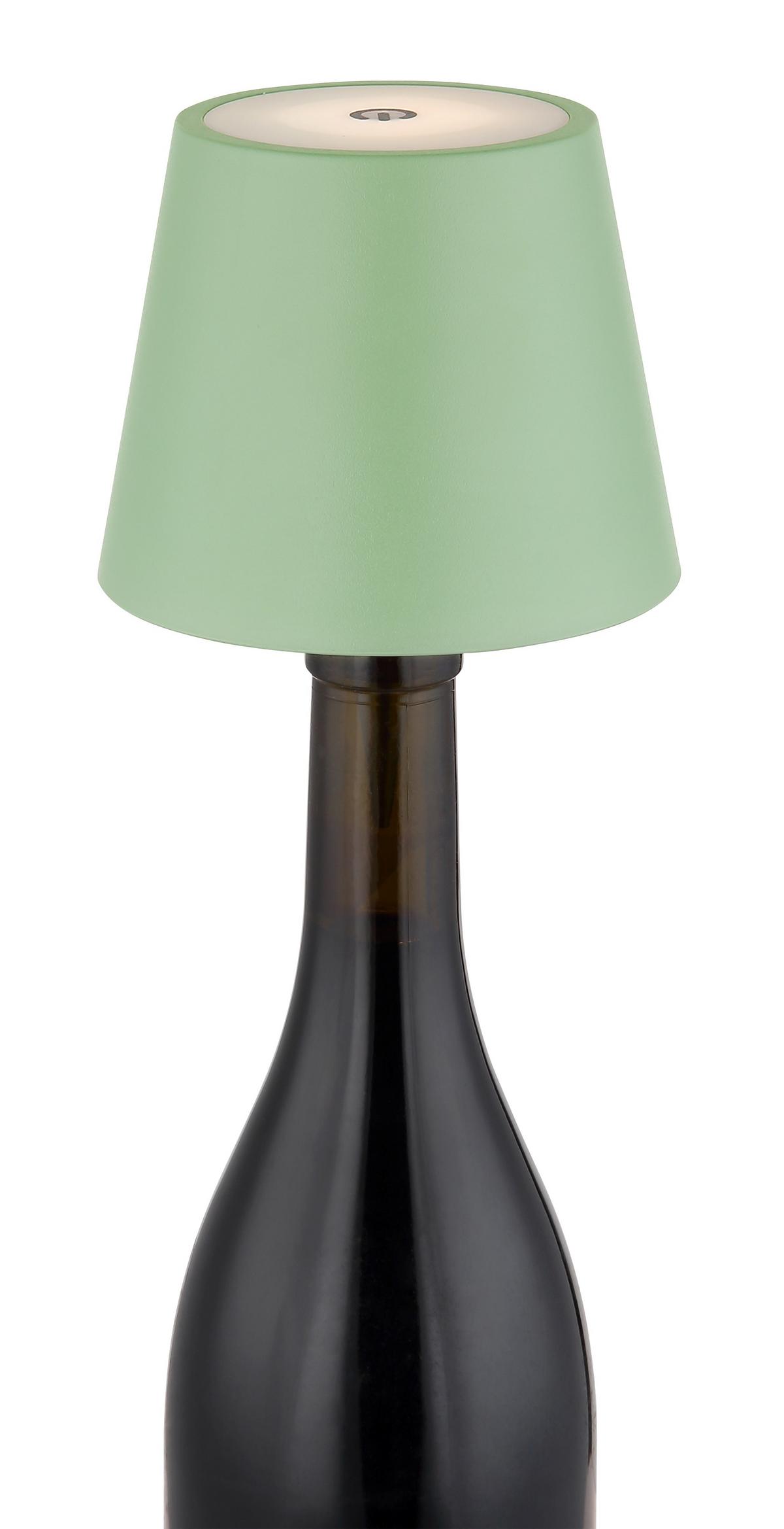 LAMPA STOŁOWA Z AKUMULATOREM SPIRIT *SBN* - jasnozielony/opal, Trend, tworzywo sztuczne/metal (11,5/36cm) - Novel