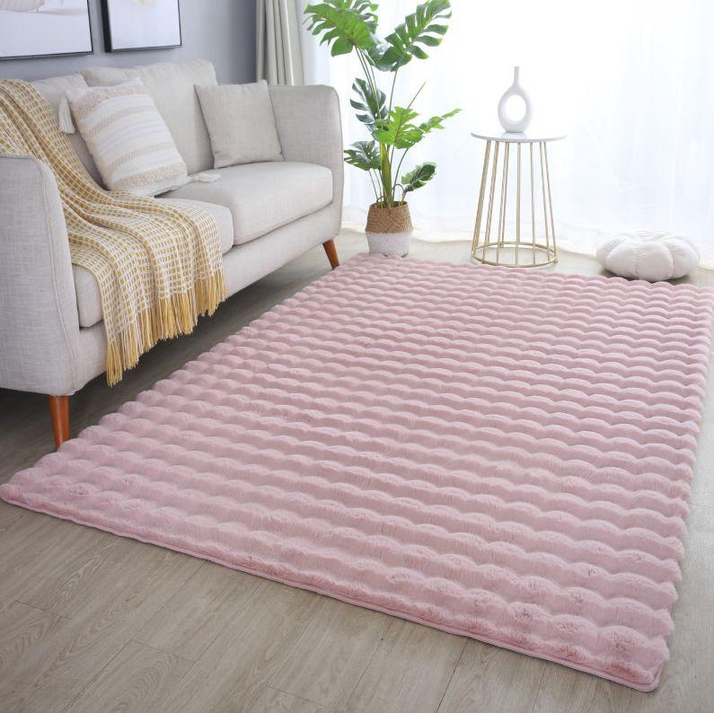 Preproga Z Visokim Florom Ambiance, Roza, 120x170cm - roza, Basics, tekstil (120/170cm) - Novel