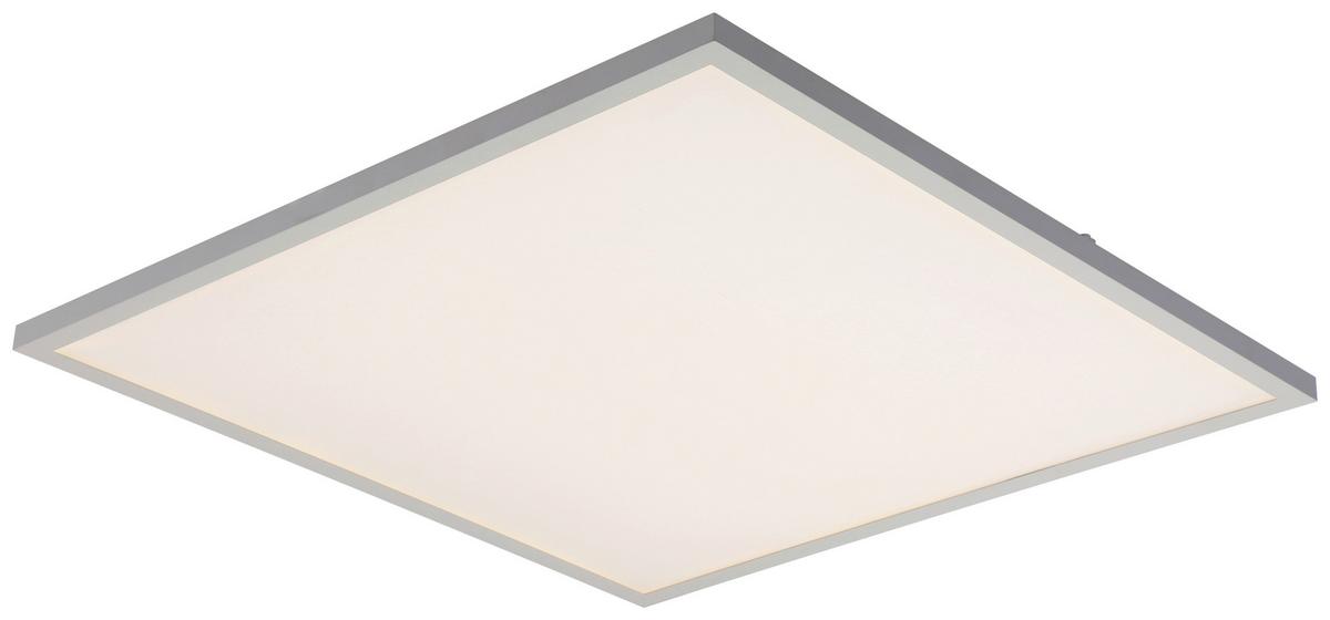 Lampa sufitowa LED CORNELUS biała, ok. 59,5x59,5x8 cm - biały, Modern, tworzywo sztuczne/metal (59,5/59,5/8cm) - Premium Living