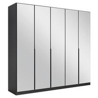 Ormar S Klasičnim Vratima Skyla - siva, Moderno, drvni materijal/metal (226/210/54cm) - Modern Living