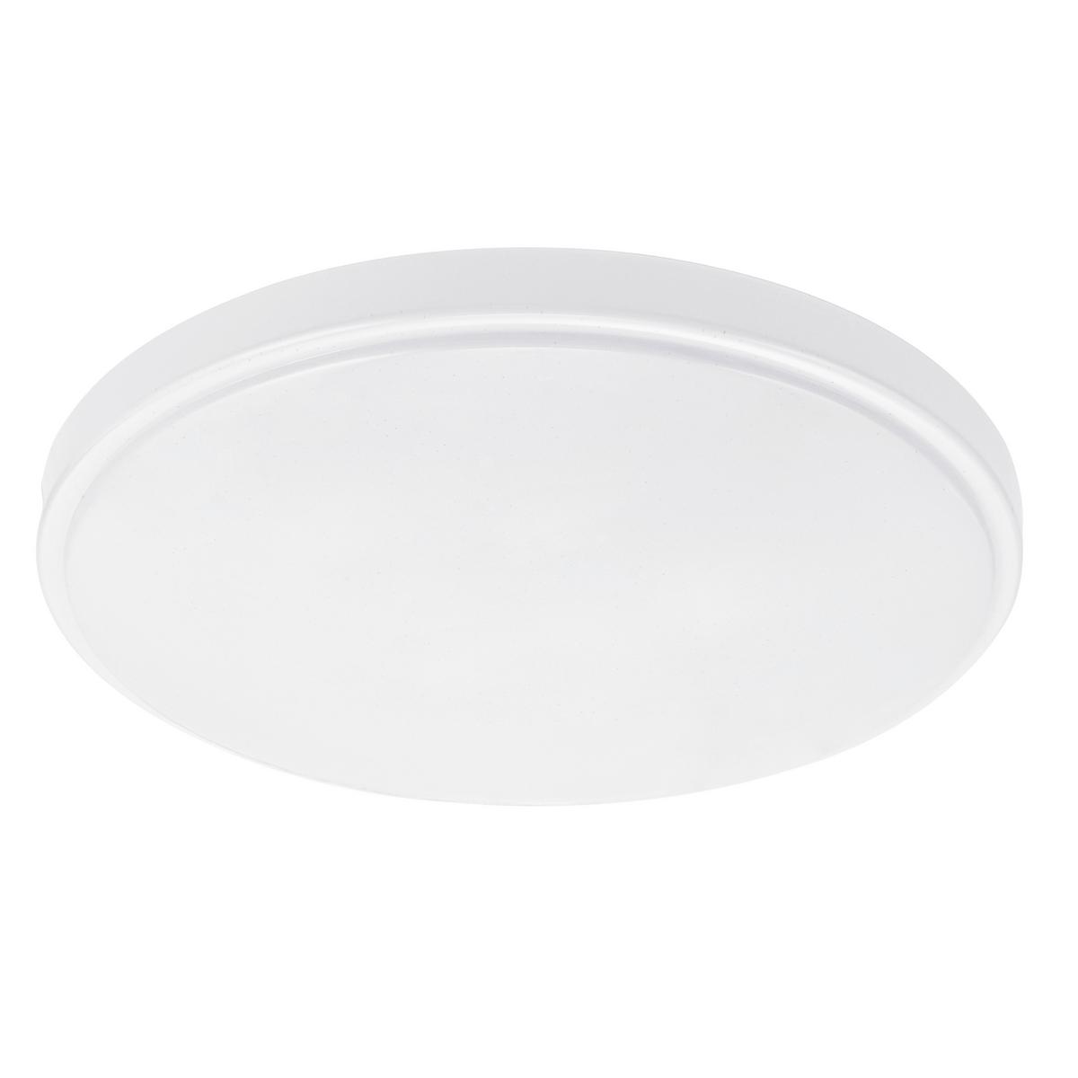Deckenleuchte Norma max. 60 Watt - Opal, Konventionell, Kunststoff/Metall (30cm) - Modern Living