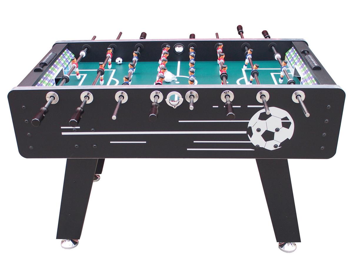 Tischfußball Arena in Schwarz - Schwarz, Basics, Holz (75/88/141cm) - Ambia Garden
