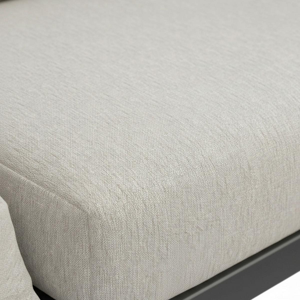 Garnitură grădină Joanna - negru, Modern, metal (300/78/80cm) - Bessagi Garden