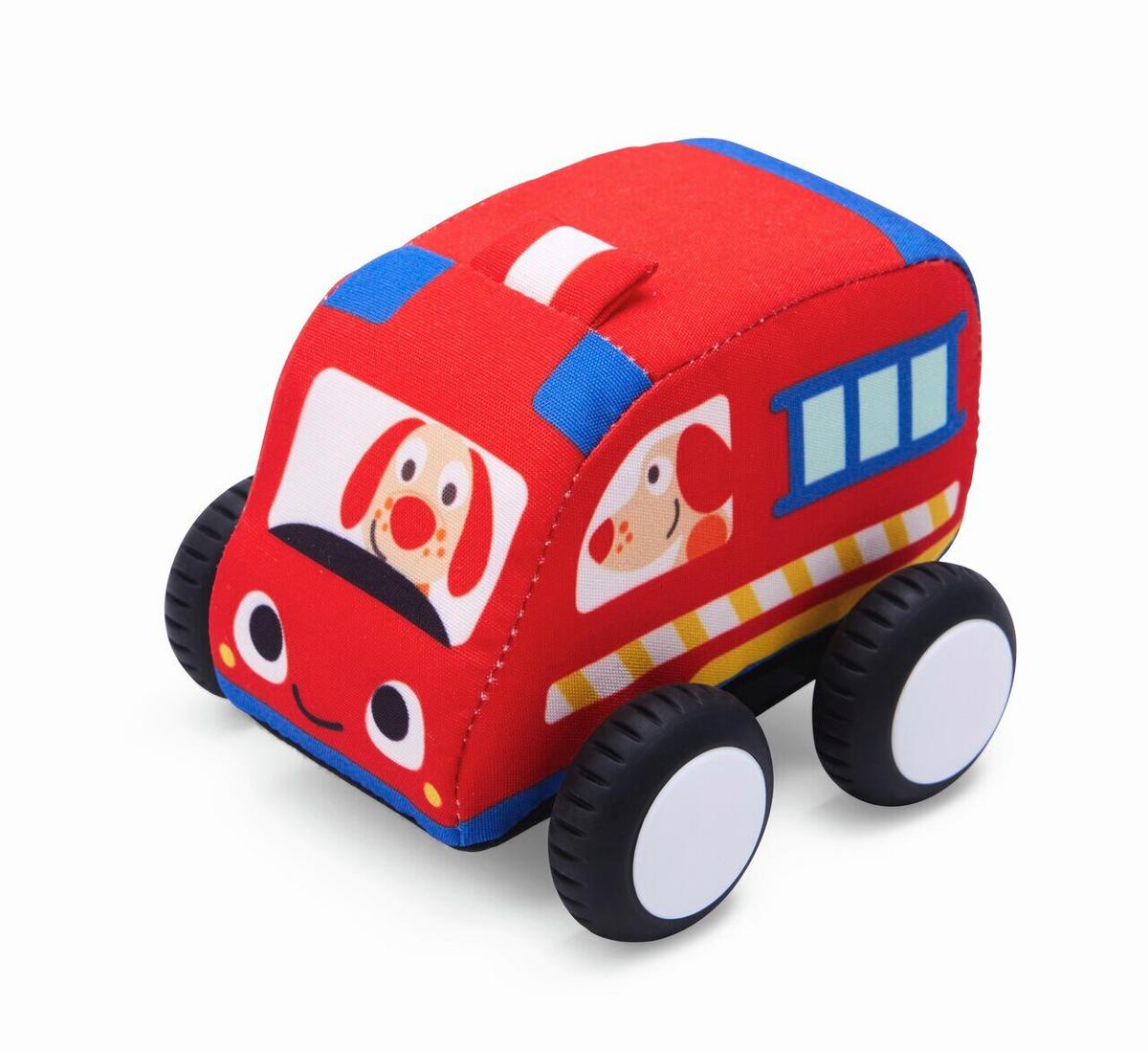 Plüss Játékautó Szett Hape - zsályazöld/kék, Basics, műanyag/textil (38/25/9,5cm) - Hape