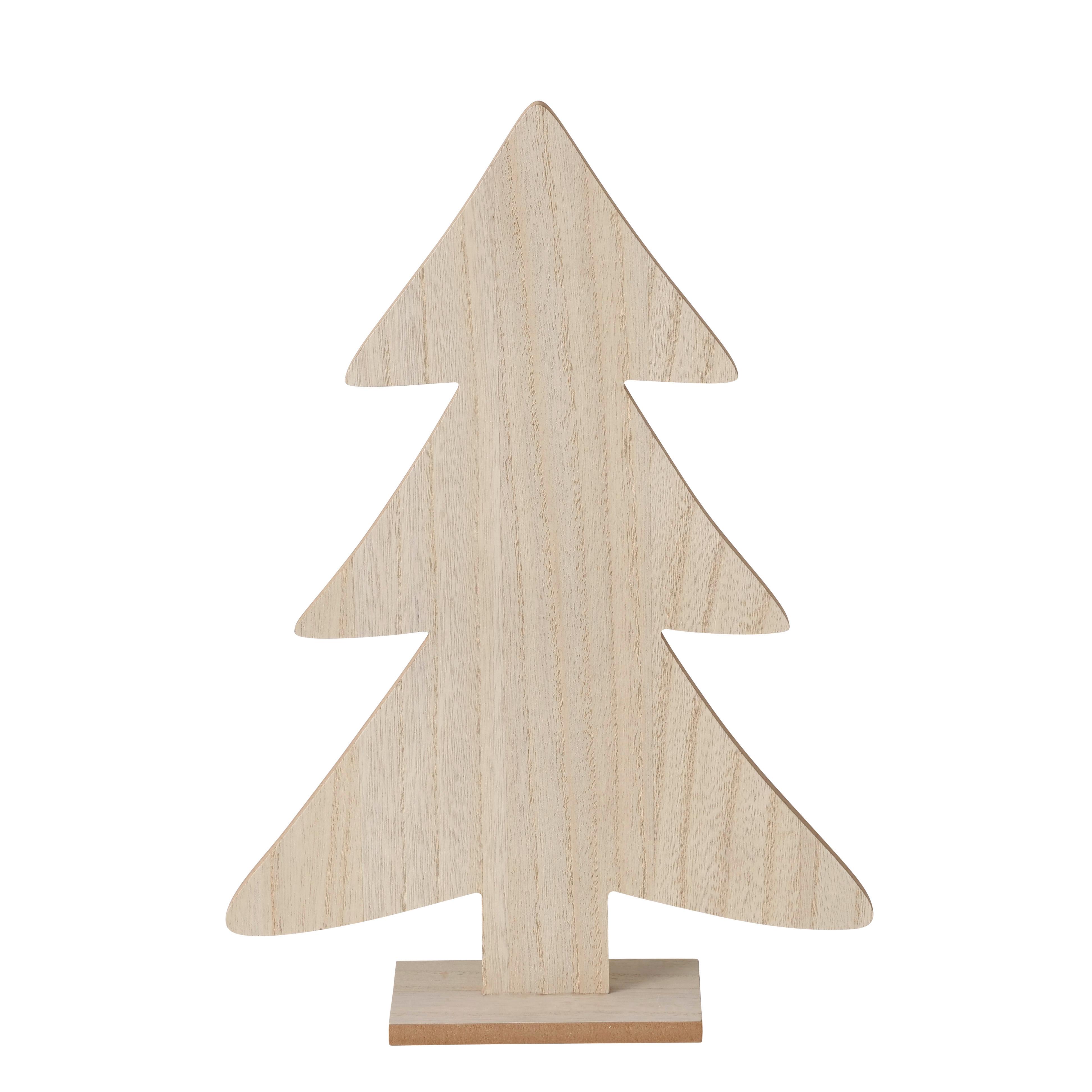 DRZEWO DEKORACYJNE LANA I -PAZ- - kolor naturalny, Lifestyle, materiał drewnopochodny (24,5cm) - Modern Living
