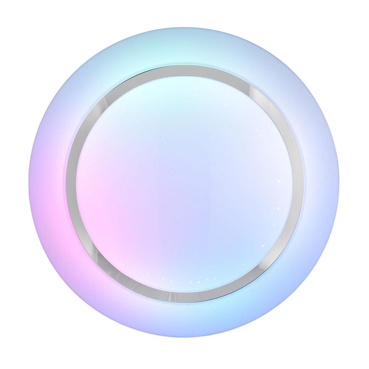LAMPA SUFITOWA LED RAINBOW *SBN*SH* - biały, Lifestyle, tworzywo sztuczne/metal (50/9cm) - Novel