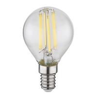 LED Fényforrás 6w E14 - átlátszó, Üveg/fém (4,5/7,8cm) - Globo