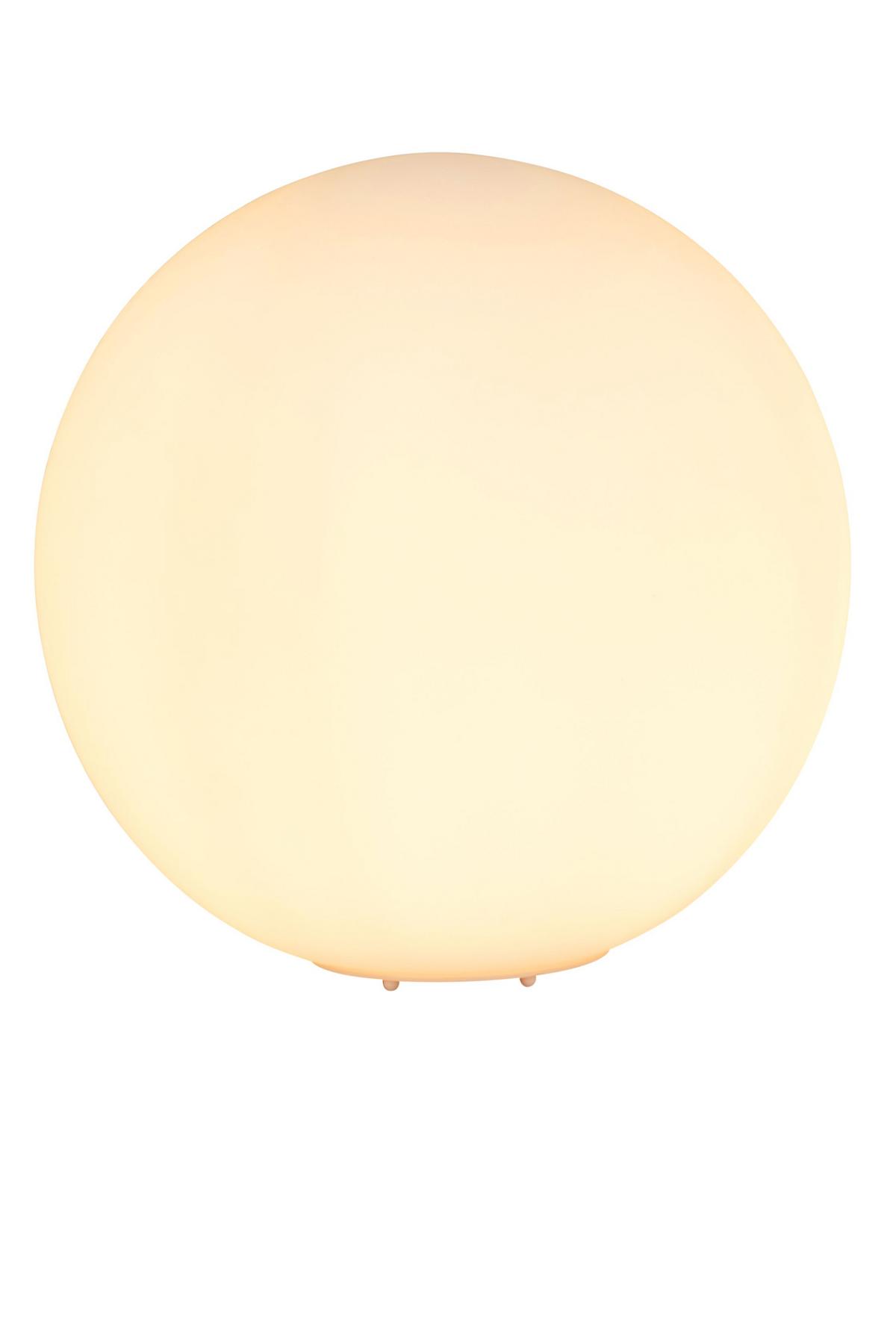 LAMPA STOŁOWA OAKLAND *SBN* - biały, Basics, tworzywo sztuczne/szkło (30cm) - Novel