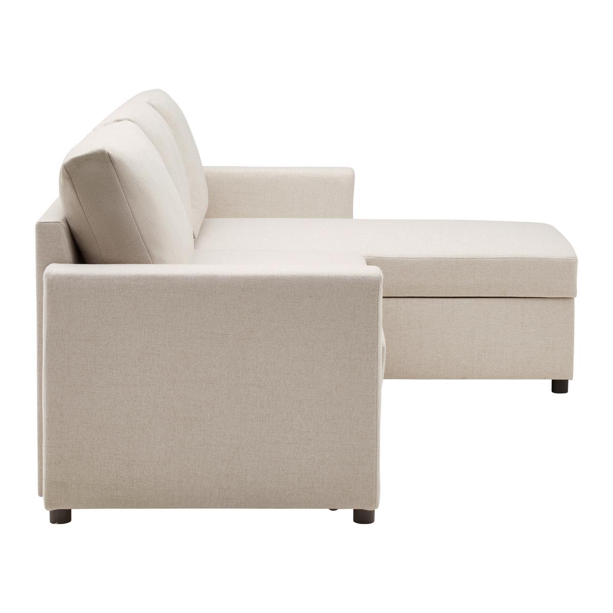 Canapea modulara VICTORIA - bej, Modern, lemn/metal (215/82/145cm) - Mömax