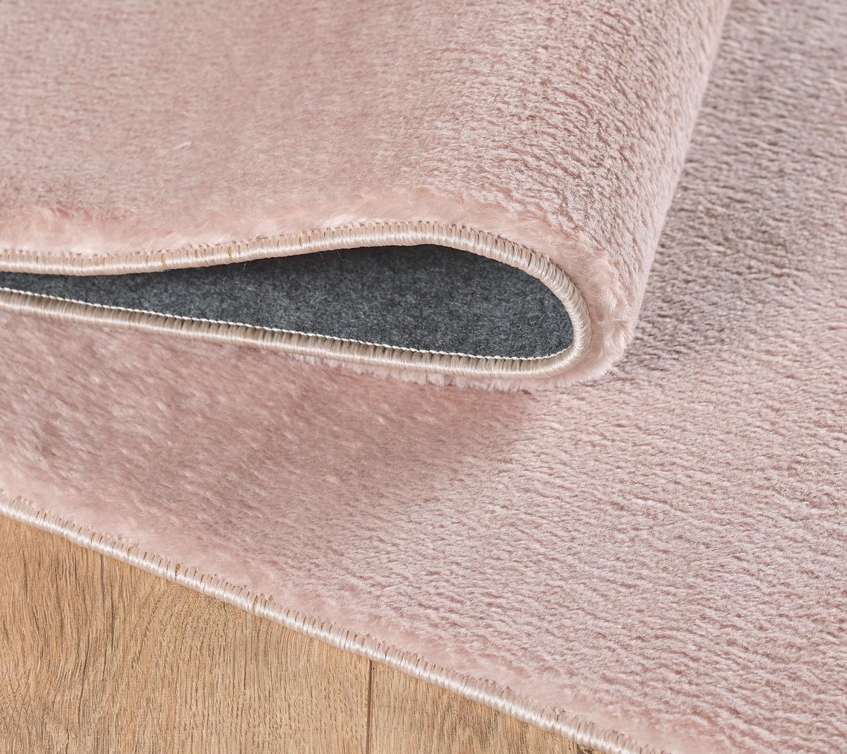Hochflorteppich Catwalk Beige Ø ca. 120cm - Beige, Basics, Textil (120/120cm) - Novel