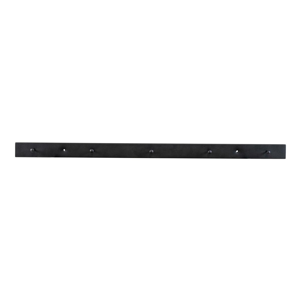 Hakenleiste Vita Schwarz - Schwarz, Basics, Metall (70/4/4cm) - MID.YOU