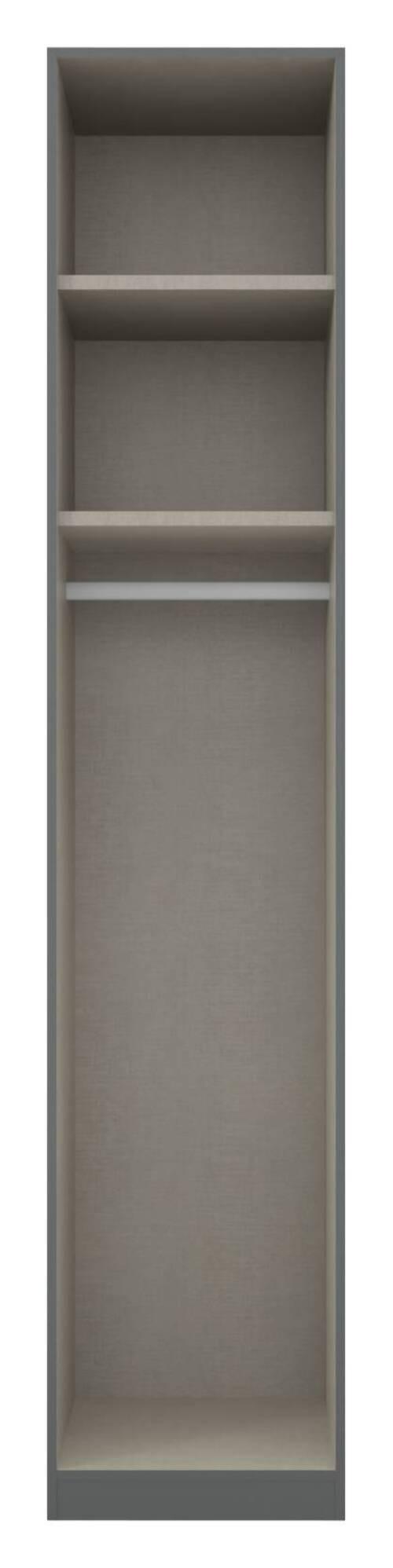 DULAP USI ROTATIVE ALABAMA - gri, Modern, material pe bază de lemn (47/229/54cm) - Modern Living