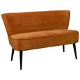 Sitzbank in Goldfarbe 'Lord' 2-Sitzer - Goldfarben/Schwarz, Trend, Holz/Holzwerkstoff (140/83/75cm) - Livetastic Sitzbank in Goldfarbe 'Lord' 2-Sitzer - Goldfarben/Schwarz, Trend, Holz/Holzwerkstoff (140/83/75cm) - Livetastic