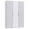 DULAP USI ROTATIVE ANDORRA - alb, Modern, material pe bază de lemn (150/216/58cm) - Modern Living