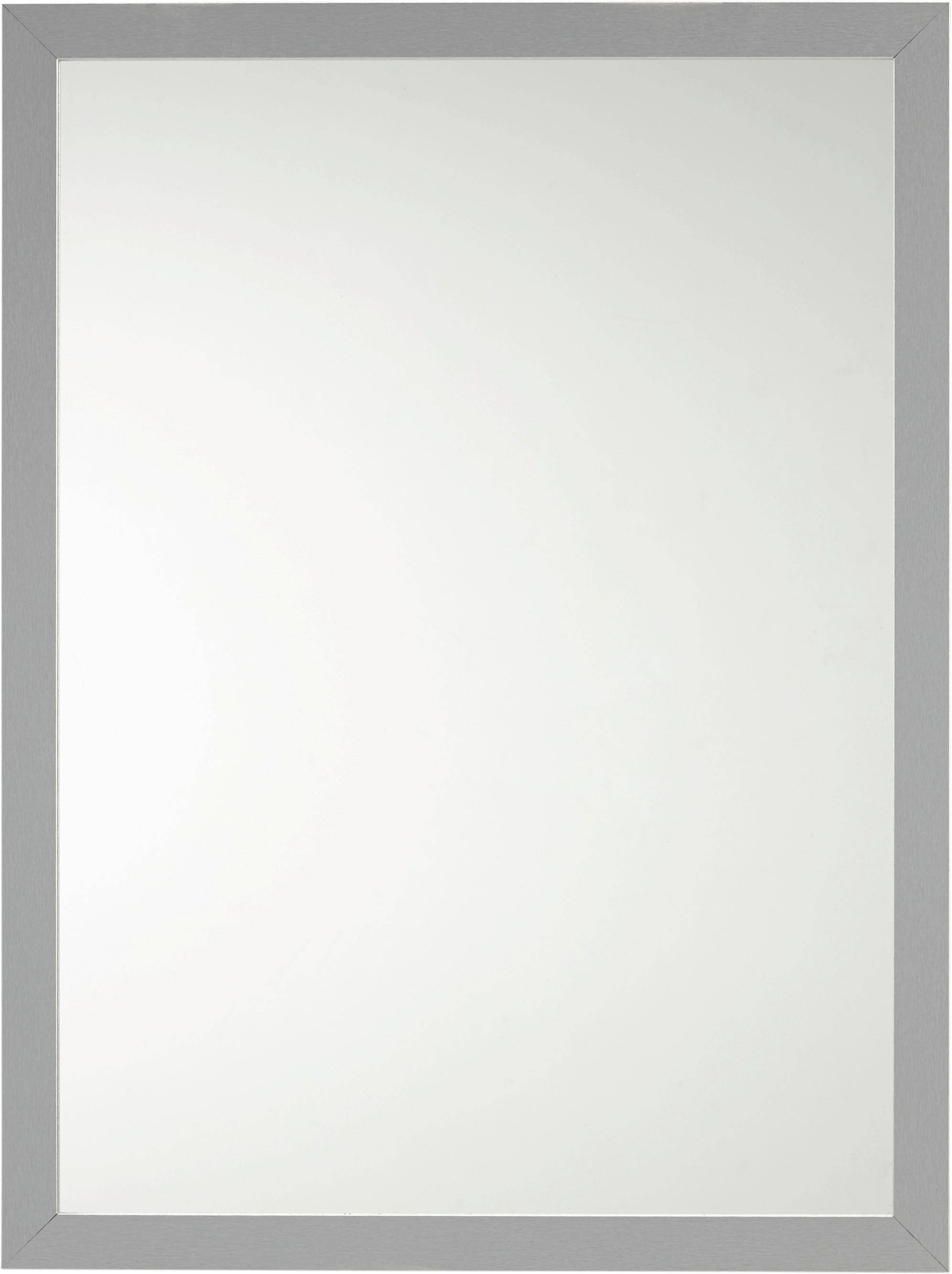 Wandspiegel ca. 60x80x2cm - Silberfarben, Glas/Holzwerkstoff (60/80/2cm) - Mömax