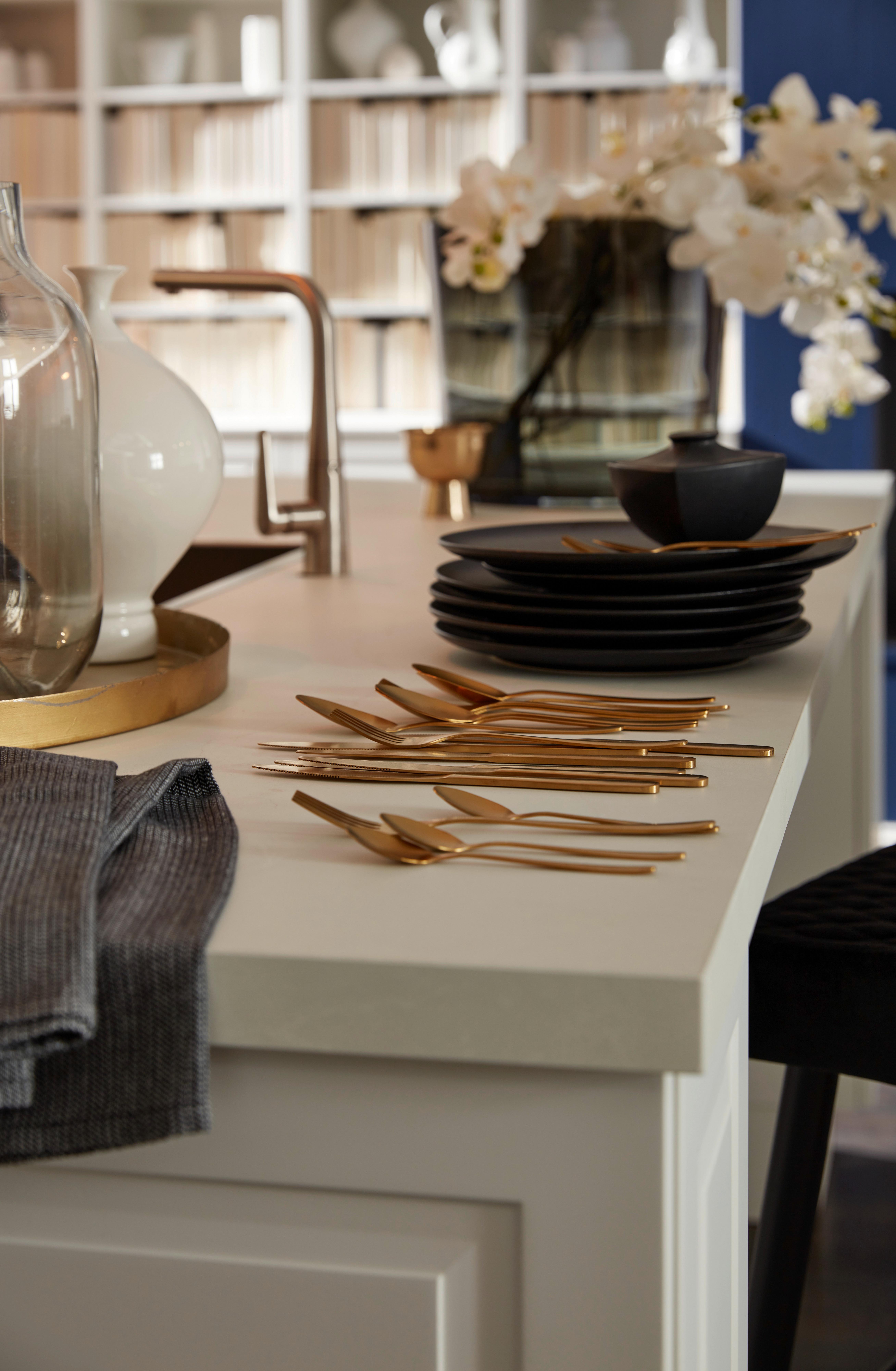 Einbauküche Porto in Weiß - Weiß, MODERN, Holzwerkstoff - Nolte Küchen