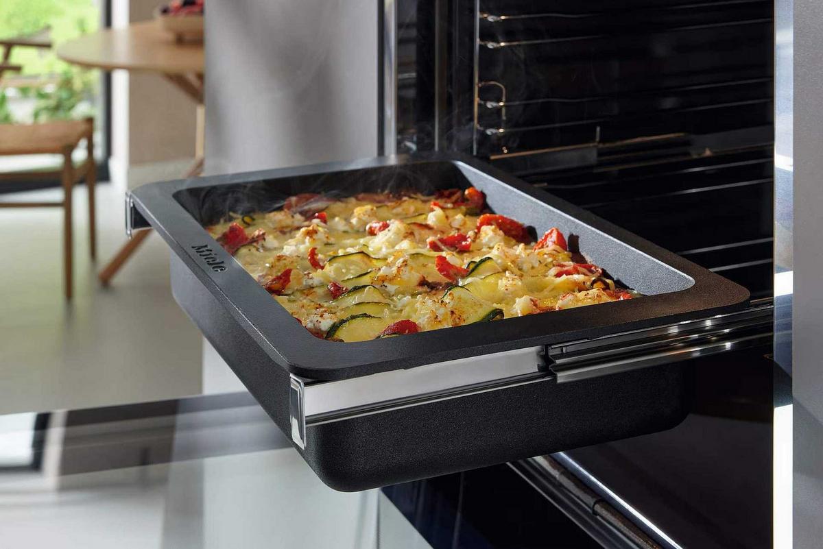 Backofenauszug HFC70-C Edelstahl - Edelstahlfarben, MODERN, Metall - Miele